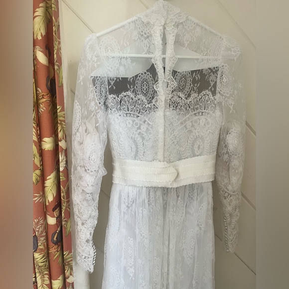 Priscilla of Boston vintage 1980’s lace wedding dress - Picture 10 of 16